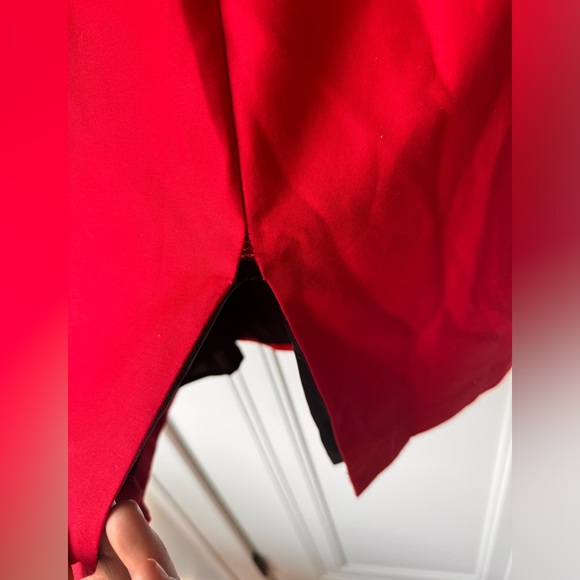 Revolve Amanda Uprichard Rory Red Off the Shoulder Mini Dress Small - Picture 6 of 6